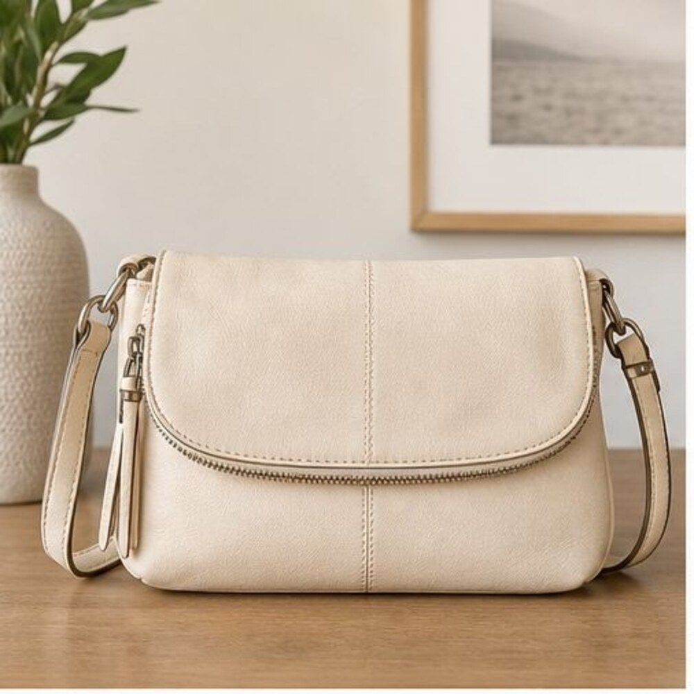 Stone Nylon Crossbody Bag